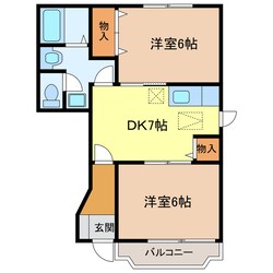 菊川駅 徒歩18分 1階の物件間取画像